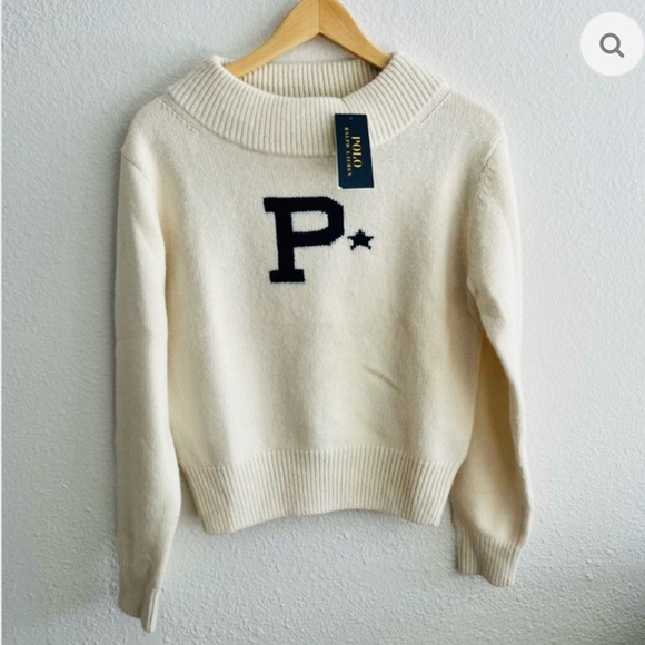 NWT Polo Ralph Lauren Polo Varsity Turtleneck Sweater. M. $348 - Picture 3 of 13